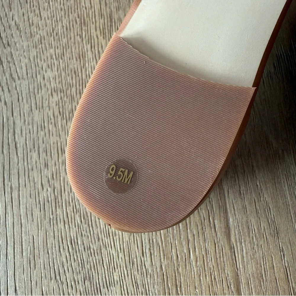 Tory Burch Royal Tan Nappa Leather Divine Bow Driver Ballet Flats